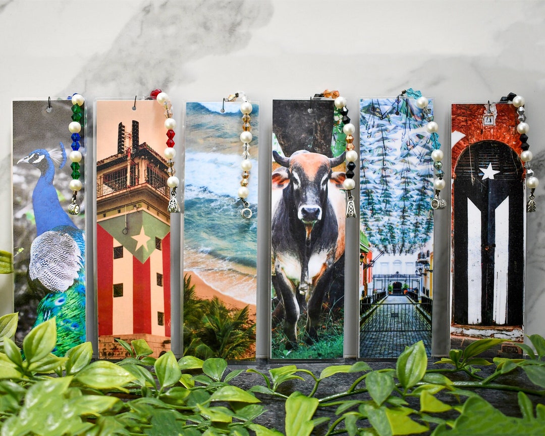 Handcrafted Puerto Rico Bookmarks Puerto Rico Art / Puerto Rico