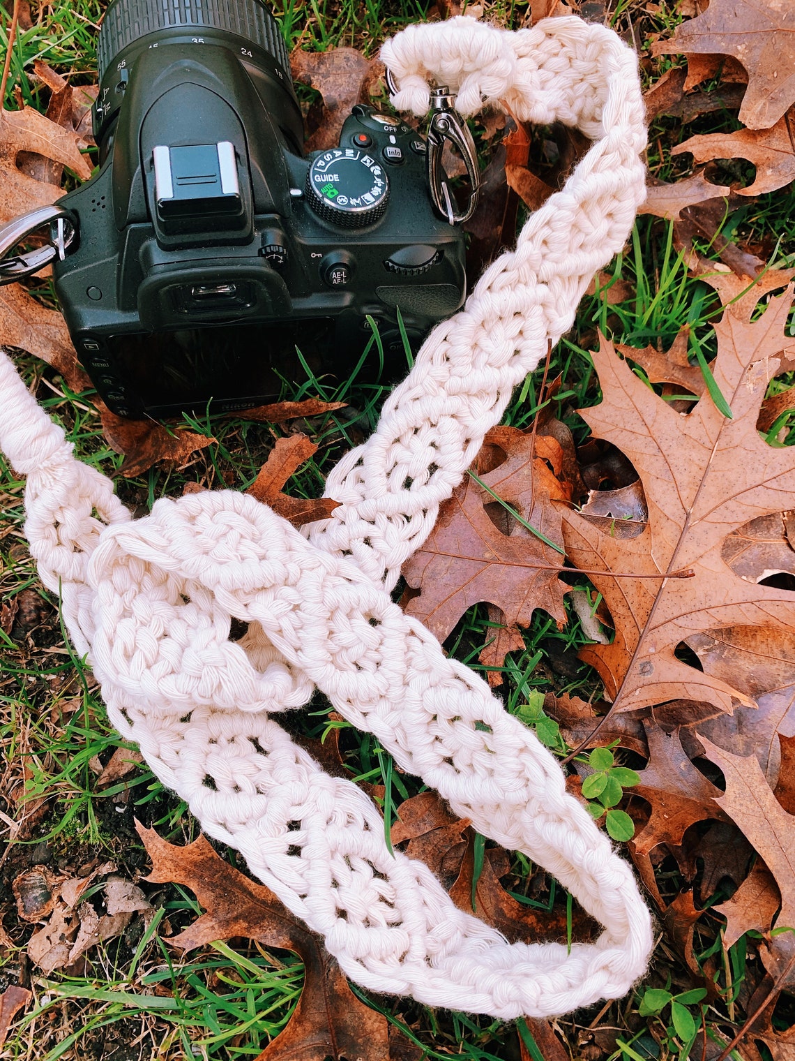 Macrame Camera Strap Etsy