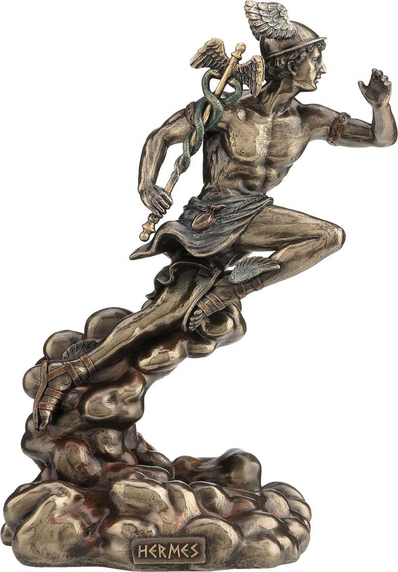 Hermès Figurine Grec Dieu Ancienne Mythologie romaine Statue Etsy