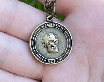 Stoic Necklace: Memento Mori, Amor Fati