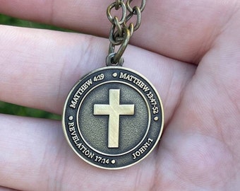 Christian Necklace: Cross, Ichthus