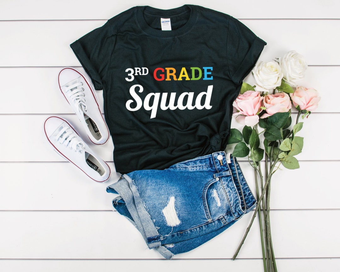 3rd Grade Squad Shirt Third Grade Shirt 3rd Grade Gift - Etsy