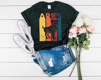 Aries Shirt - March Birthday - Zodiac Signs Shirt - Astrology T-Shirt - Gift For Astrologist - Horoscope Shirt - Aries Tshirt - Aries Gifts