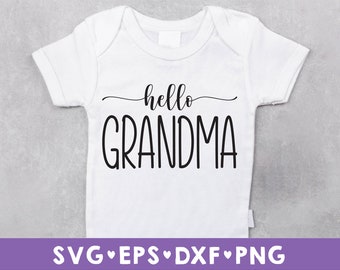 Download Hello Grandma Svg Etsy