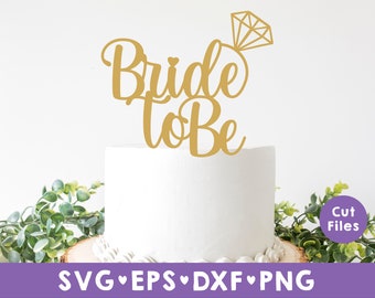 15+ Bride To Be Cake Topper