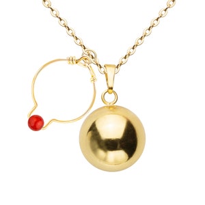 Schwangerschafts-Bola und Karneol-Ring