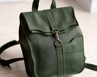 Mini Leather Custom Bag,Work Backpack,Leather Backpack Women,Laptop Backpack,Leather Backpack Purse,Mini Backpack Purse,Leather Backpack