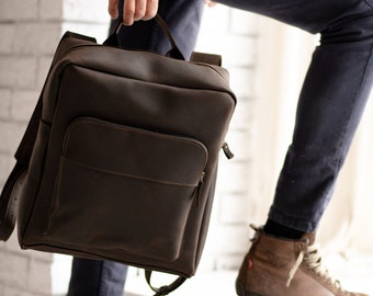 Leather backpack,Mini backpack,Laptop backpack,Leather backpack men,Backpack men,Leather backpack purse,Men's leather backpack,Leather bag