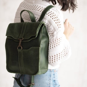 Mochila Kawaii con bonito accesorio estético, lindas mochilas impermeables,  Verde, Moderno