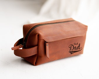 lederen dopp kit voor mannen, gepersonaliseerde dopp kit mannen, monogram dopp kit, gepersonaliseerde lederen dopp kit, Dopp kit mannen, toilettas, cadeau voor hem