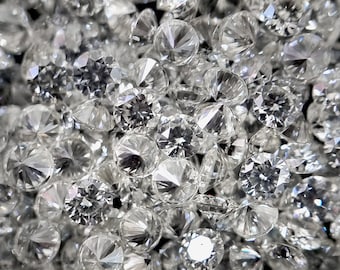 100% Natural Loose Diamond Round / H-I White Color VVS Clarity / 1.70 MM Diamond Lot / +5 Sieve Size Diamond / Star and Melee Loose Diamond