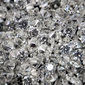 100% Natural Loose Diamond Round / H-I White Color VVS Clarity / 1.70 MM Diamond Lot / +5 Sieve Size Diamond / Star and Melee Loose Diamond