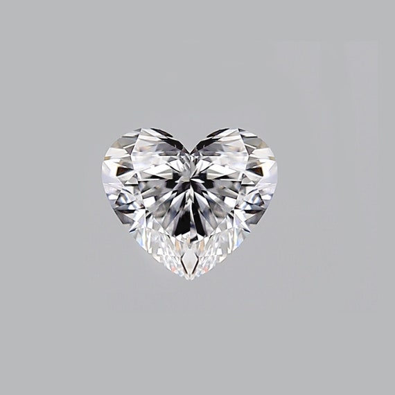 0.50 CT Heart Shape Diamond D Color VS Clarity GIA Certified