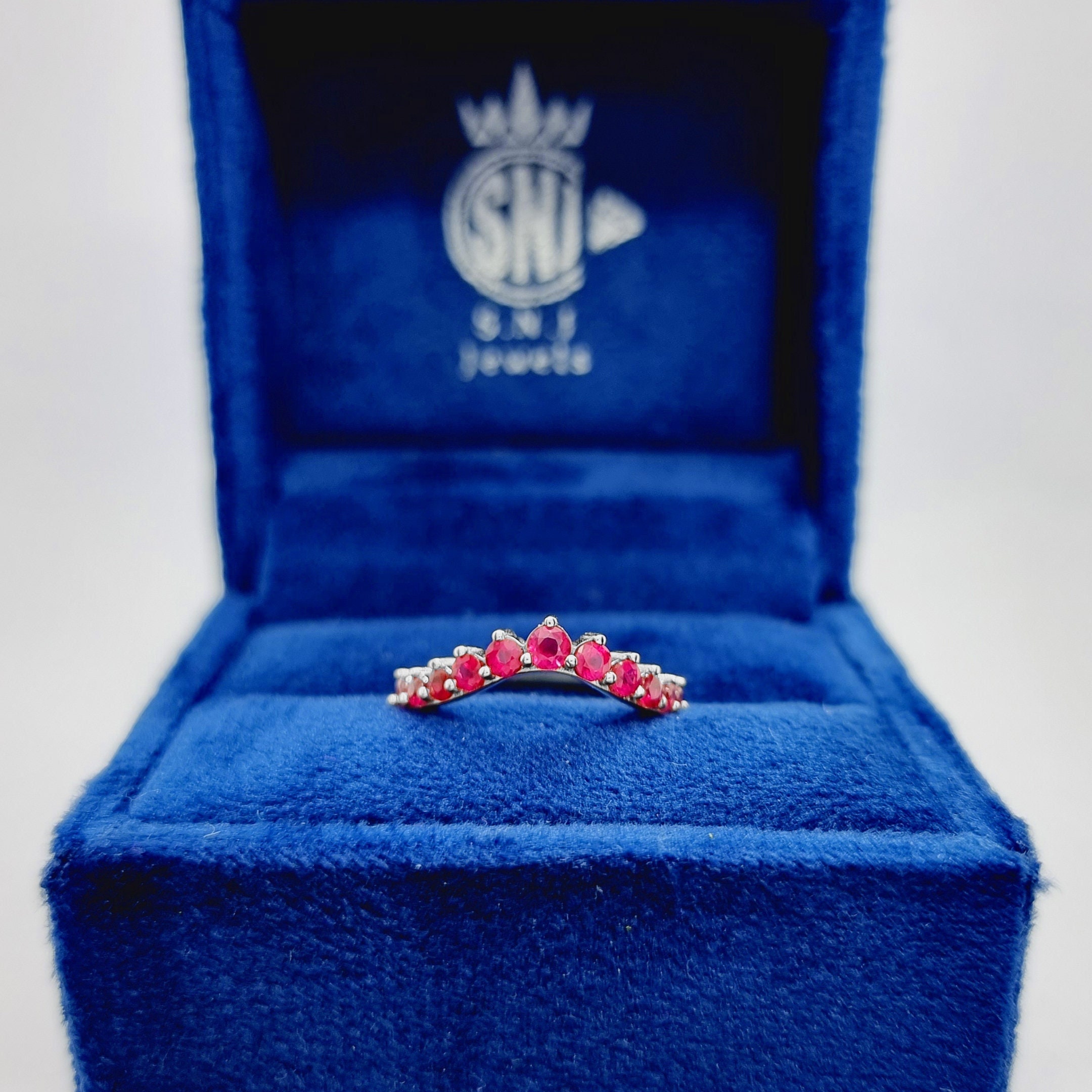 Ruby Nesting Band: 14K Gold Enhancer Ring