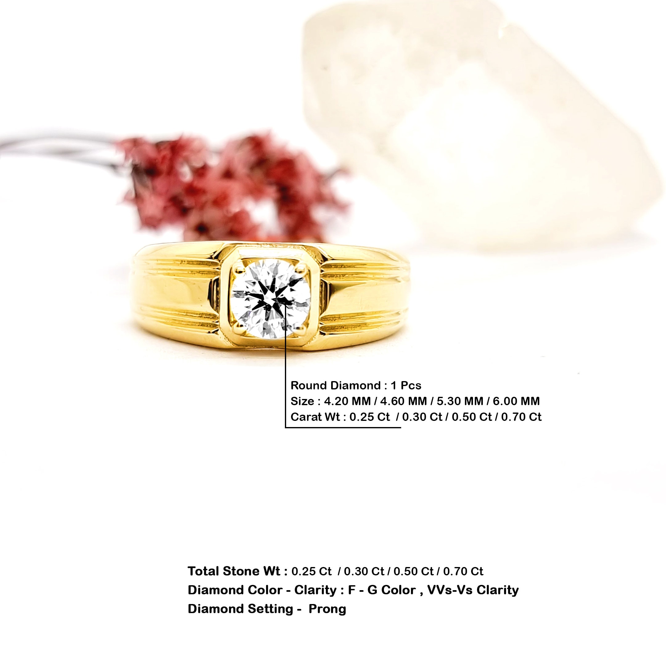 9ct Gold 5mm Half Round Wedding Ring - Size S | Goldmark (AU)