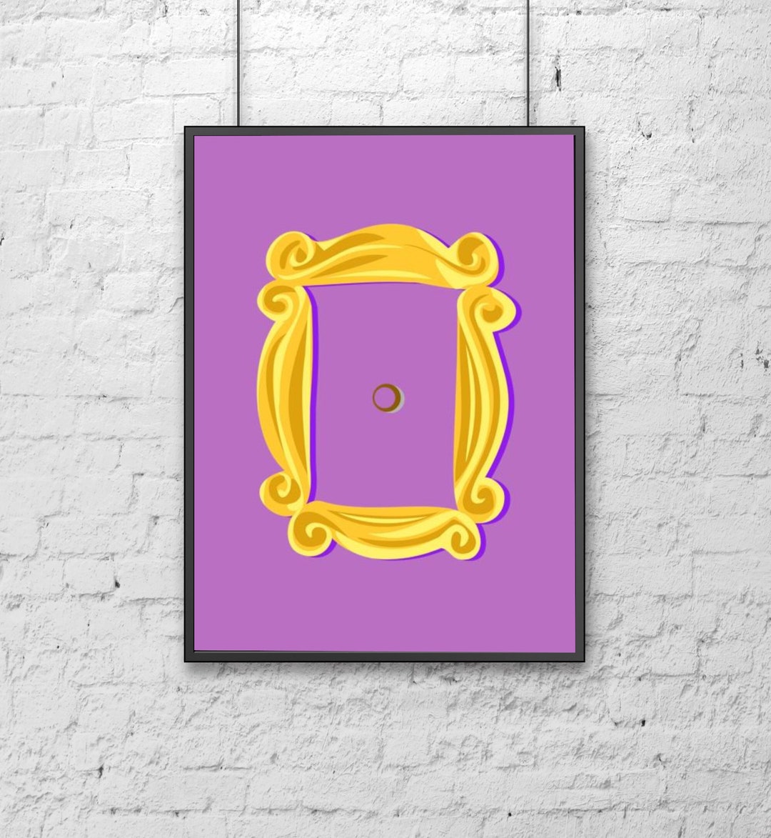 Friends Door Frame Print, Monica Door Friends, Friends Fan, Friends ...