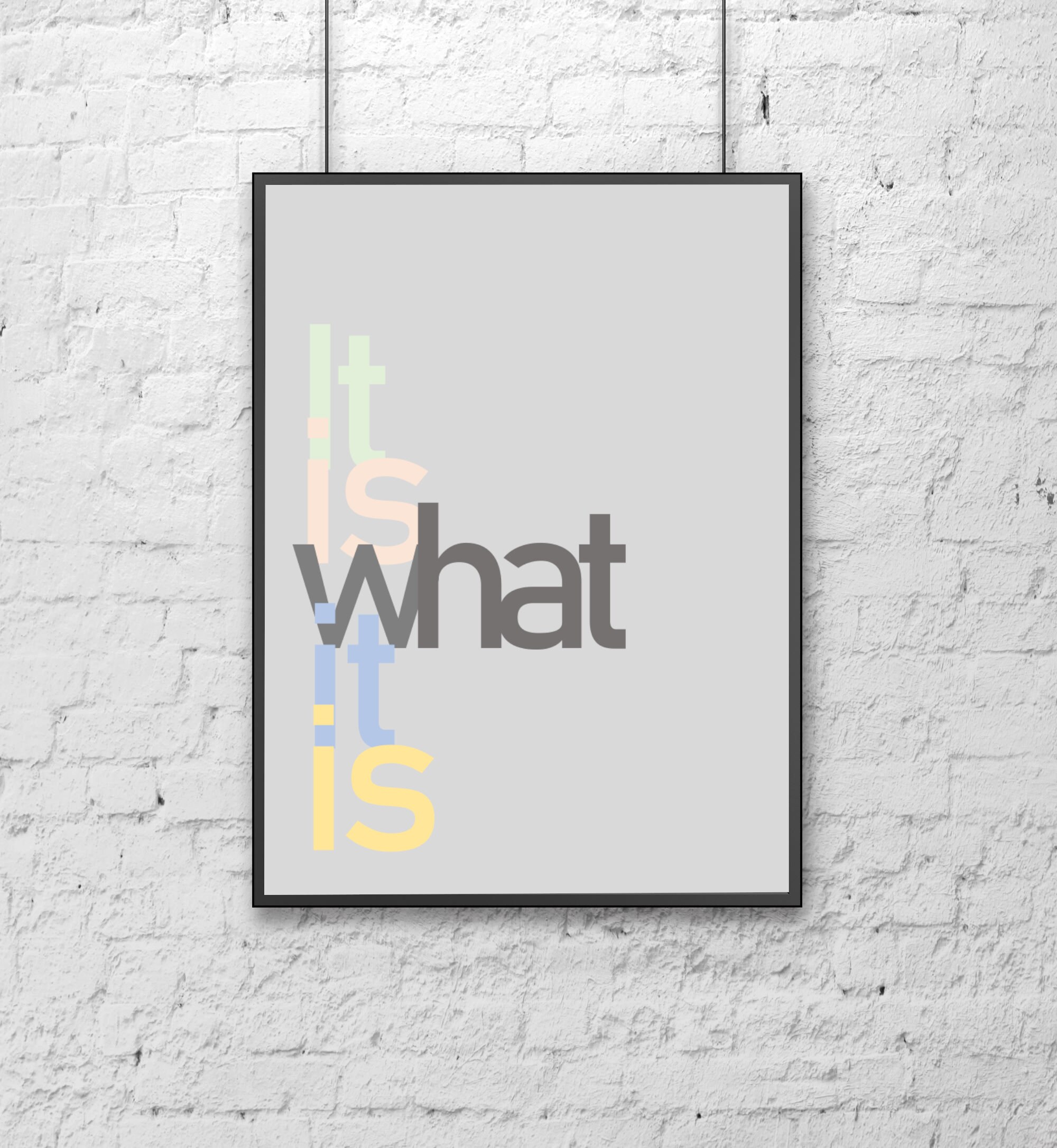 Discover It Is What It Is Poster