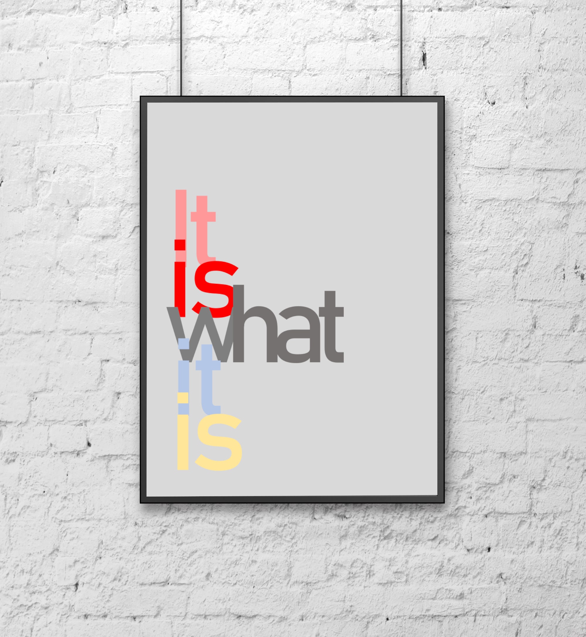 Discover It Is What It Is Poster