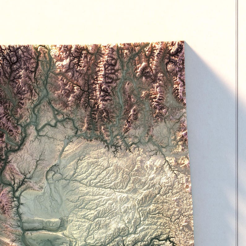 Washington State Map zoom in image northeast