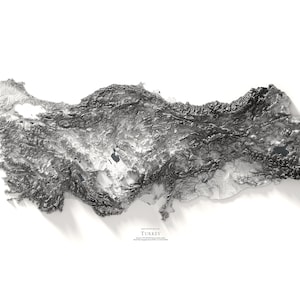 Elevation Map of the Turkey - Shaded Relief - Wall Decor - Topography - Art Print - Unique Gift
