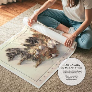 Iceland Topographic Map Print: 1901 Geological Wall Art image 10