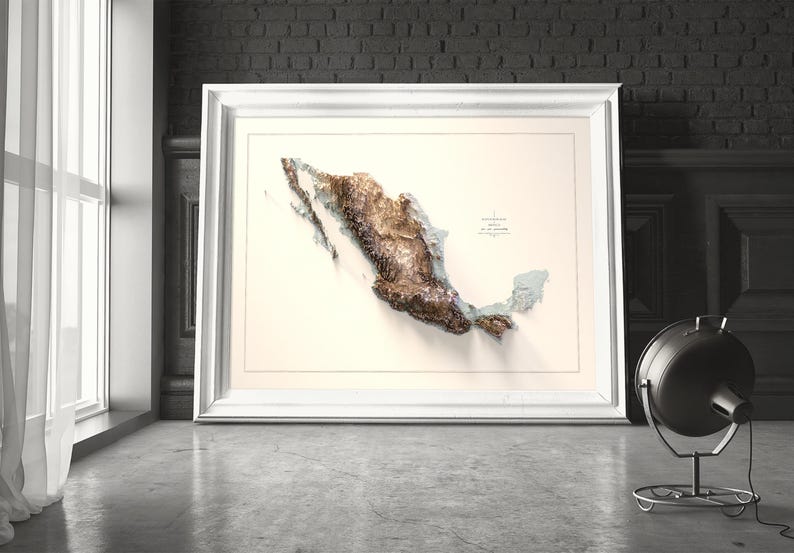 Framed mexico map. Whether you’re framing it for your study room, living room, or gifting it to a travel lover, this map is a timeless piece of art that sparks curiosity.