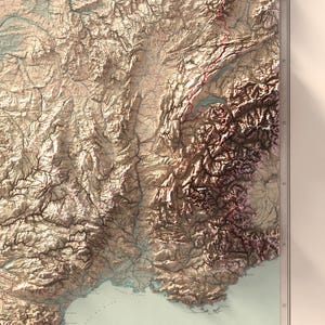france zoom in geographical map