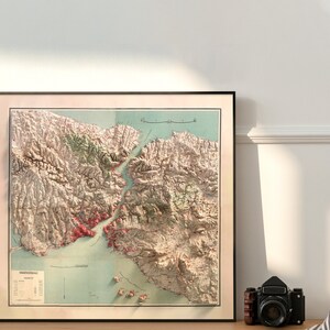 Istanbul poster map