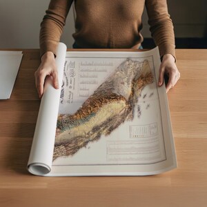 Geologische Karte von Kalifornien (Kunstdruck): Vintage-Topografie von 1891 Bild 6