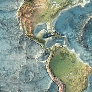 World Map zoomed in
