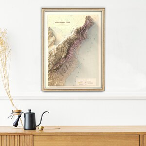 personalized 3d topographic map design for trekking lovers, handmade gift for her, Bear Mountain, New York trails