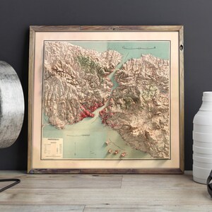 Istanbul poster map
