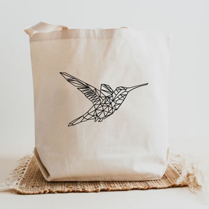 Hummingbird Tote Bag, Hummingbird Gifts, Nature Gifts, Gift For Her, Sister Gift, Birthday Gift For Mom, Tote Bag Gift, Bird Lover Gift image 1