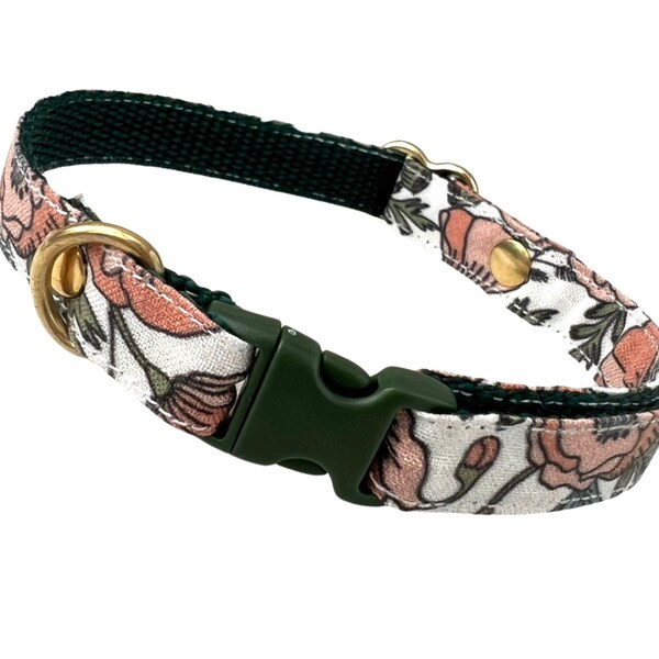 Poppy Flower Collar Etsy