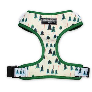 Oh Christmas Tree Dog Harness • Breathable Mesh No Pull Harness • Christmas Harness •  Holiday Pet Walking Gear • Christmas Trees Harness