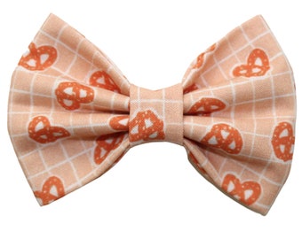 Pretzel Cat Bowtie • Cat Birthday Gift • Cat bow Ties • Kitten bow Tie • Small Dog Bow ties