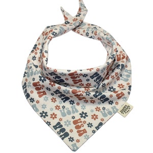 USA Patriotic Pet Bandana |  Pet Bandana |  Cat Bandana | Dog Bandana |  Pet Neckwear | Pet neckwear