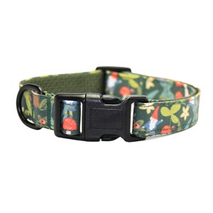 Collare per cani e gatti Funghi del bosco • Collare per cani a forma di fungo • Regalo di compleanno per gatti • Collare per animali domestici di tutti i giorni • Collare per animali domestici autunnale • Collare per cani di piccola taglia