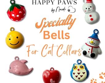 Cat Bells • Pet Collar Bells • Specialty Cat Collar Bells • Cat Collar with Bells• Extra Loud Jingle Bell