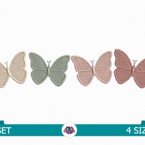 Butterfly embroidery design - Animal embroidery designs machine embroidery pattern - Baby girl embroidery file - Spring embroidery design