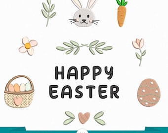 Easter mini embroidery designs - Embroidery machine design - Easter embroidery - Easter Bunny embroidery - Spring embroidery - mini designs