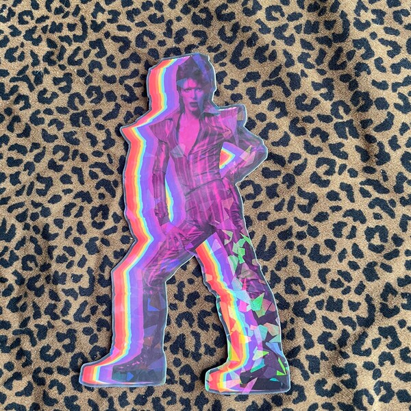 thumbnail image 2 of David Bowie Ziggy Stardust Car Window Sticker – Vinyl Decal Made In UK 2 of 6