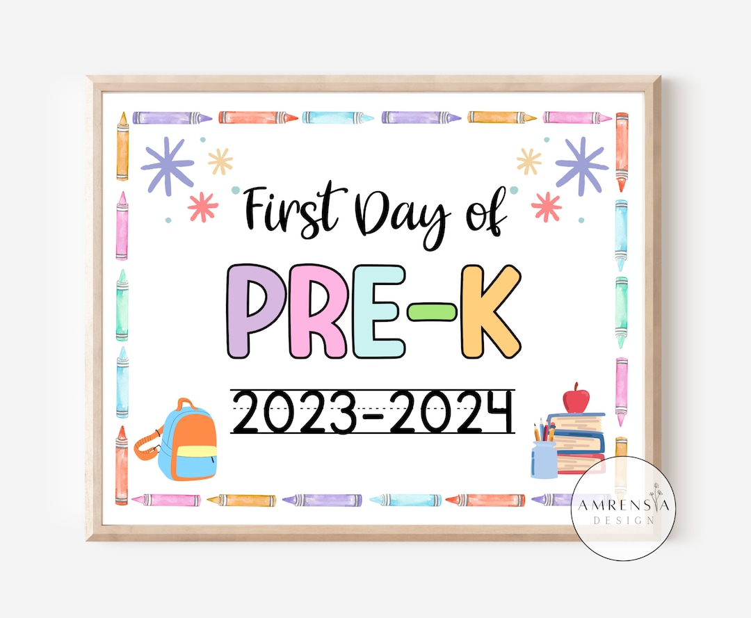 first-day-of-pre-k-sign-2023-2024-pre-k-photo-decor-pre-k-etsy