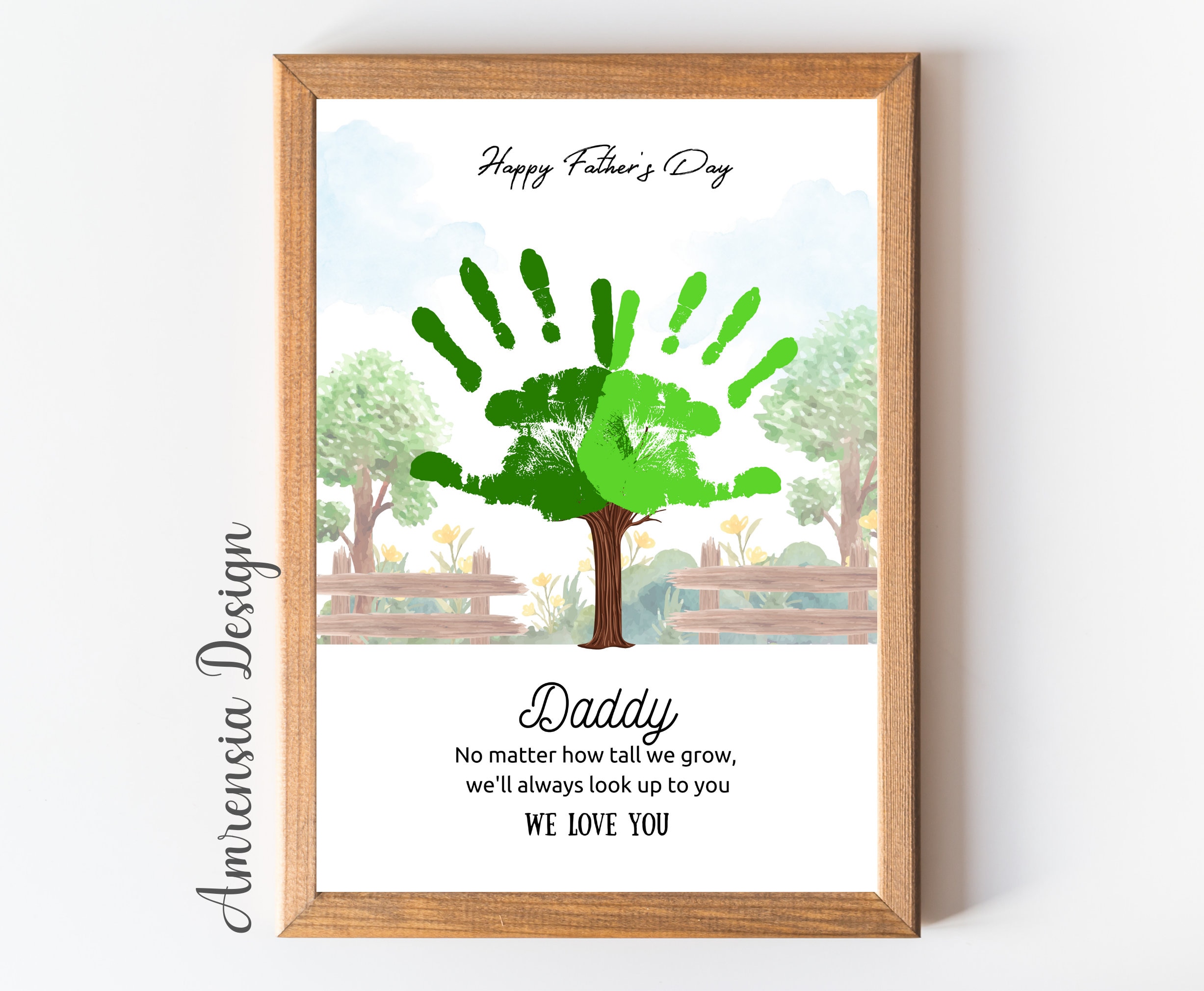 Father's day sales handprint tree