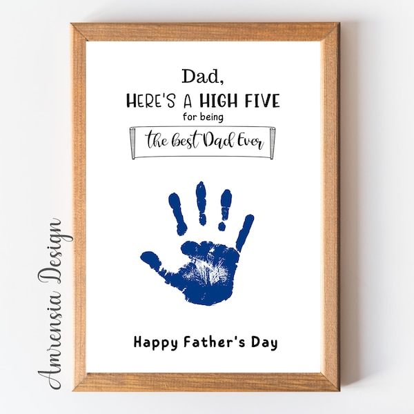 Father's Day Gift, The best DAD ever, Father's Day Activity, Crafts for Toddlers Preschool ,Gift for Dad