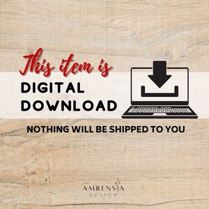 Puede incluir: Un gr&aacute;fico de descarga digital con un port&aacute;til y una flecha de descarga. El texto dice "Este art&iacute;culo es DESCARGA DIGITAL. NO SE ENVIAR&Aacute; NADA."