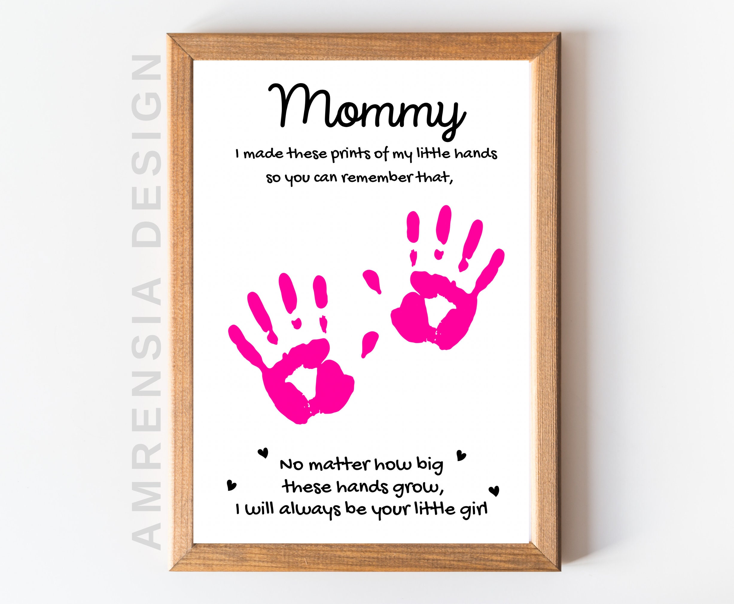 Mommy's Little Girl Mother's Day Poem Mommy Mummy - Etsy