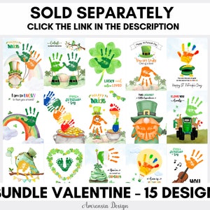 Cutest Clover in the Patch, St Patrick Day Handprint Art Template ...