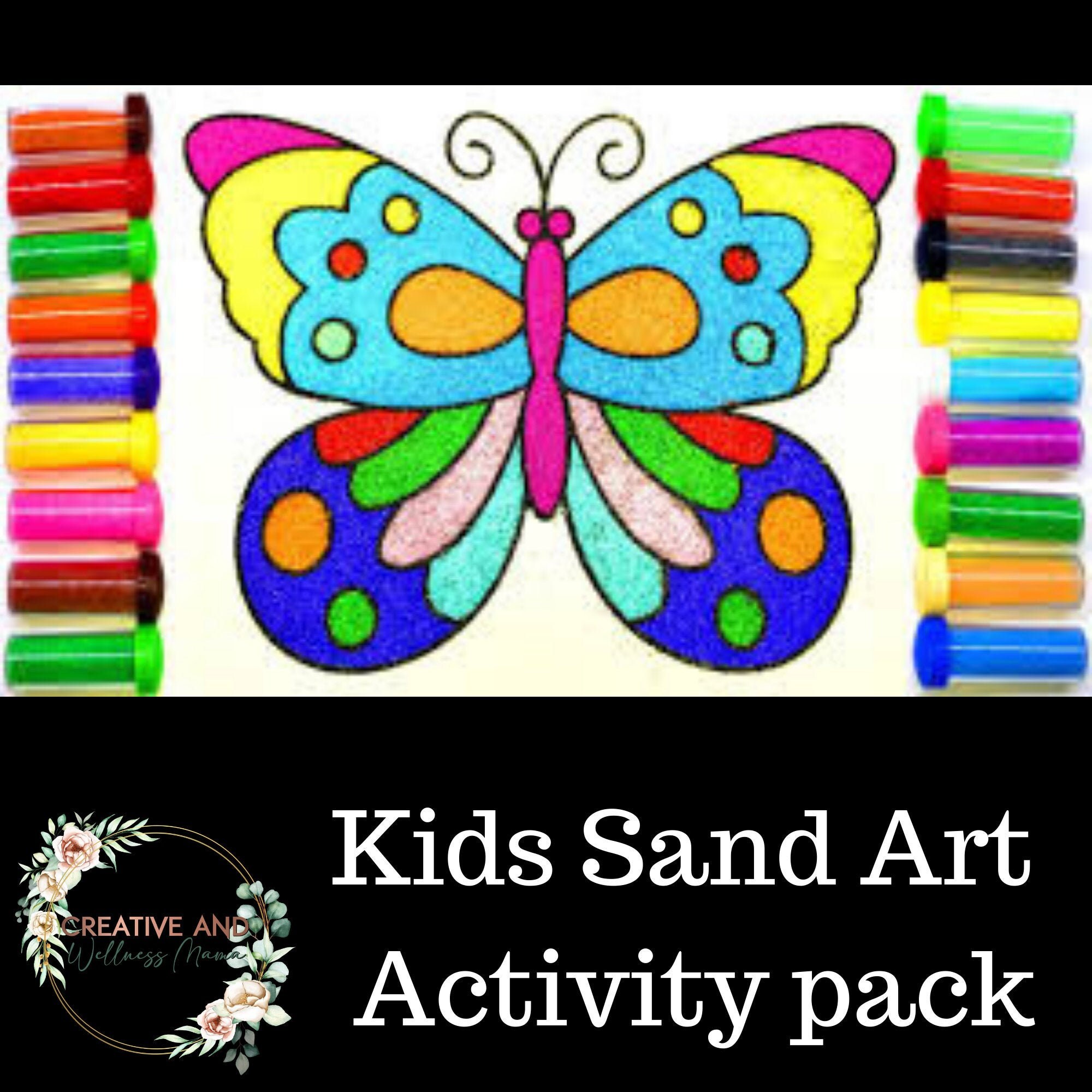 Sand Art Kit for Kids Party Favours Craft Kits for Children Etsy