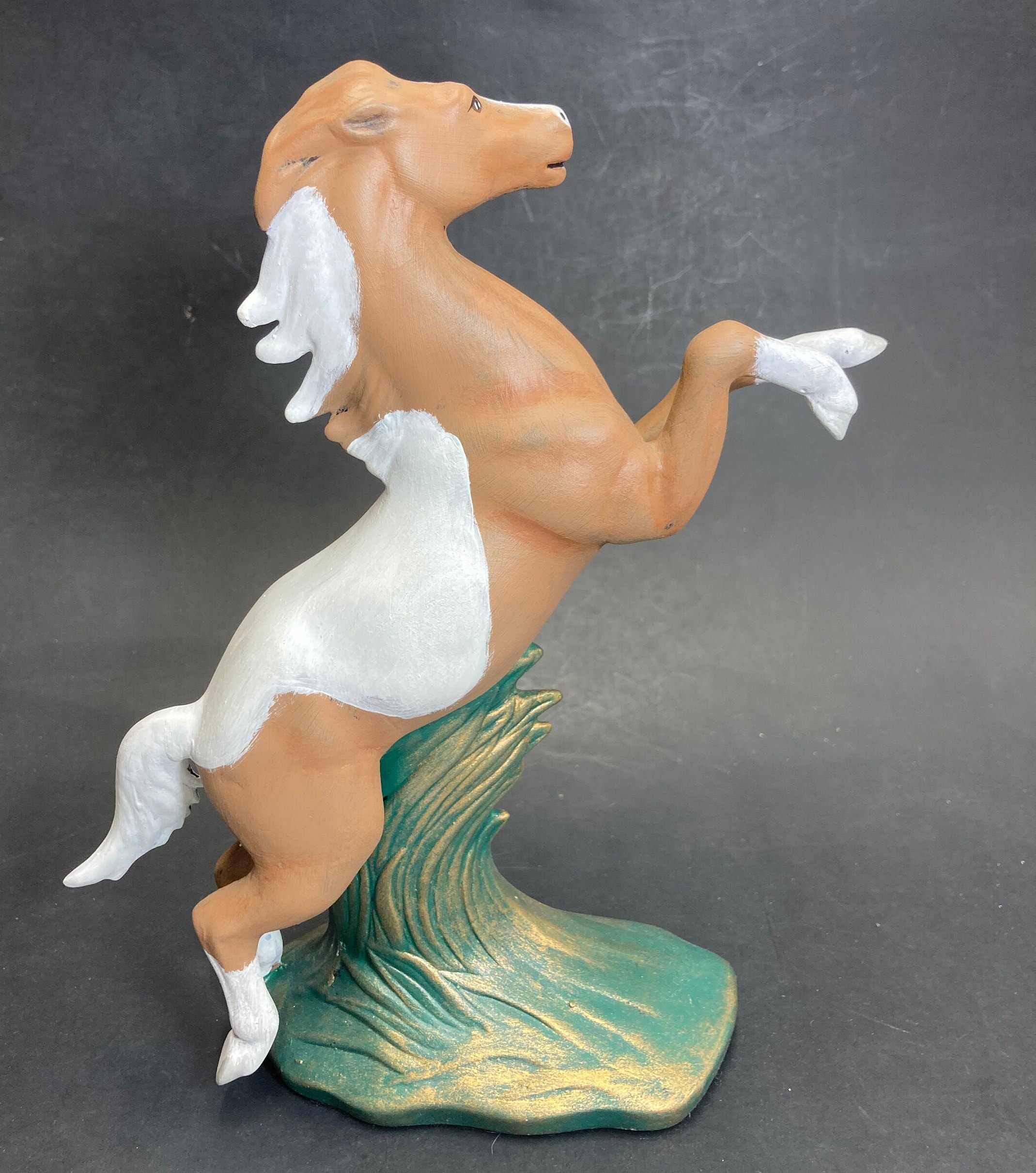 Raring Paint Horse Hand Made and Painted Ceramic Figurine Etsy